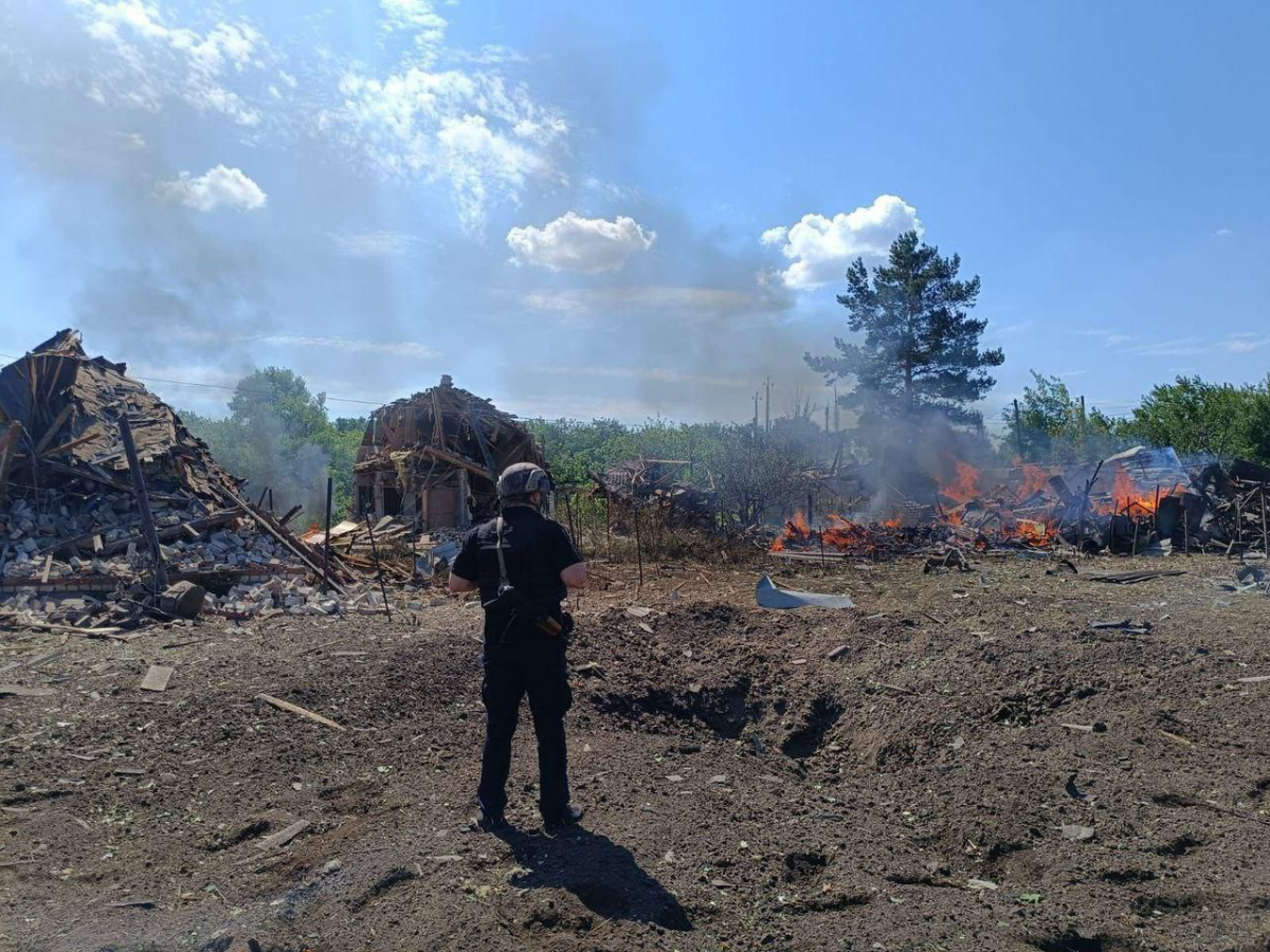 Росіяни вдень атакували Донеччину. Фото: Вадим Філашкін 