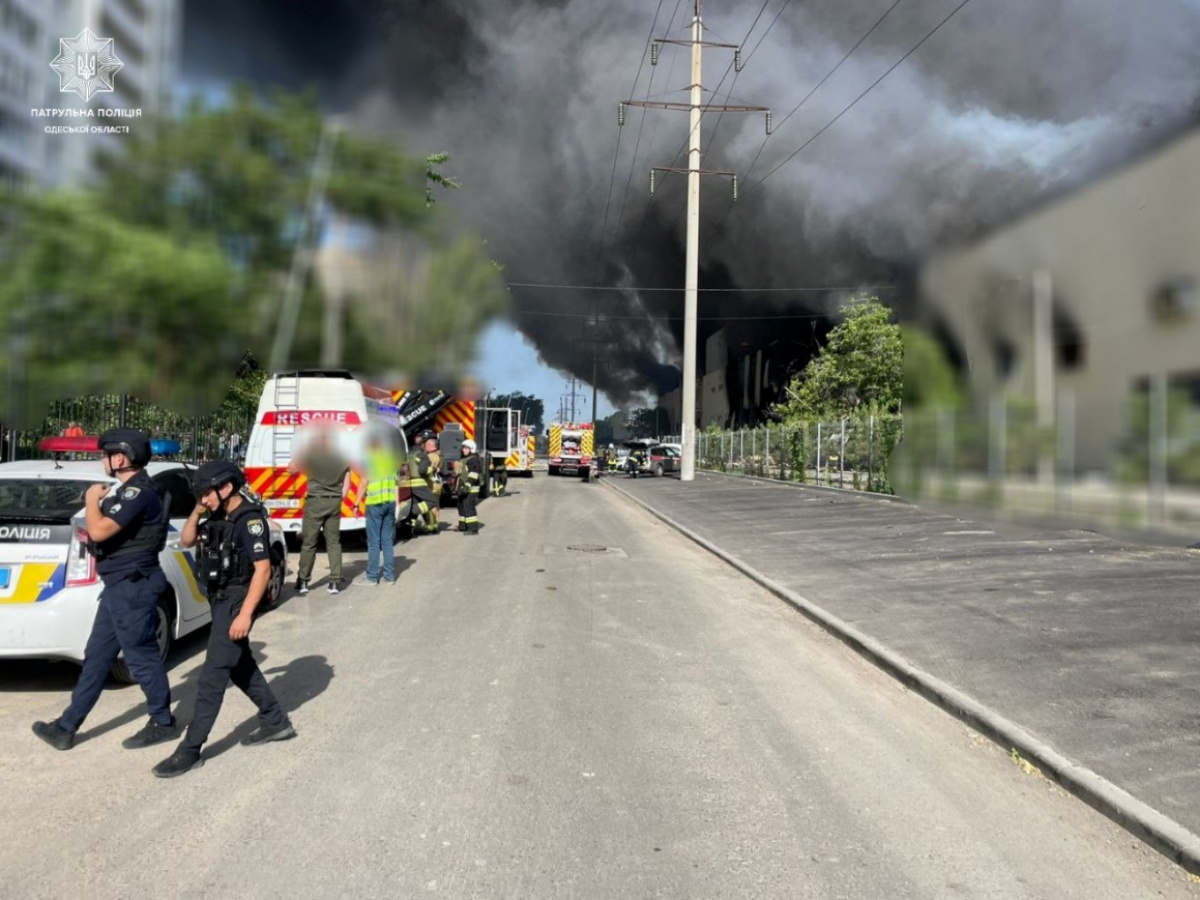 Удар росіян по Одеській області. Фото: Поліція Одеської області