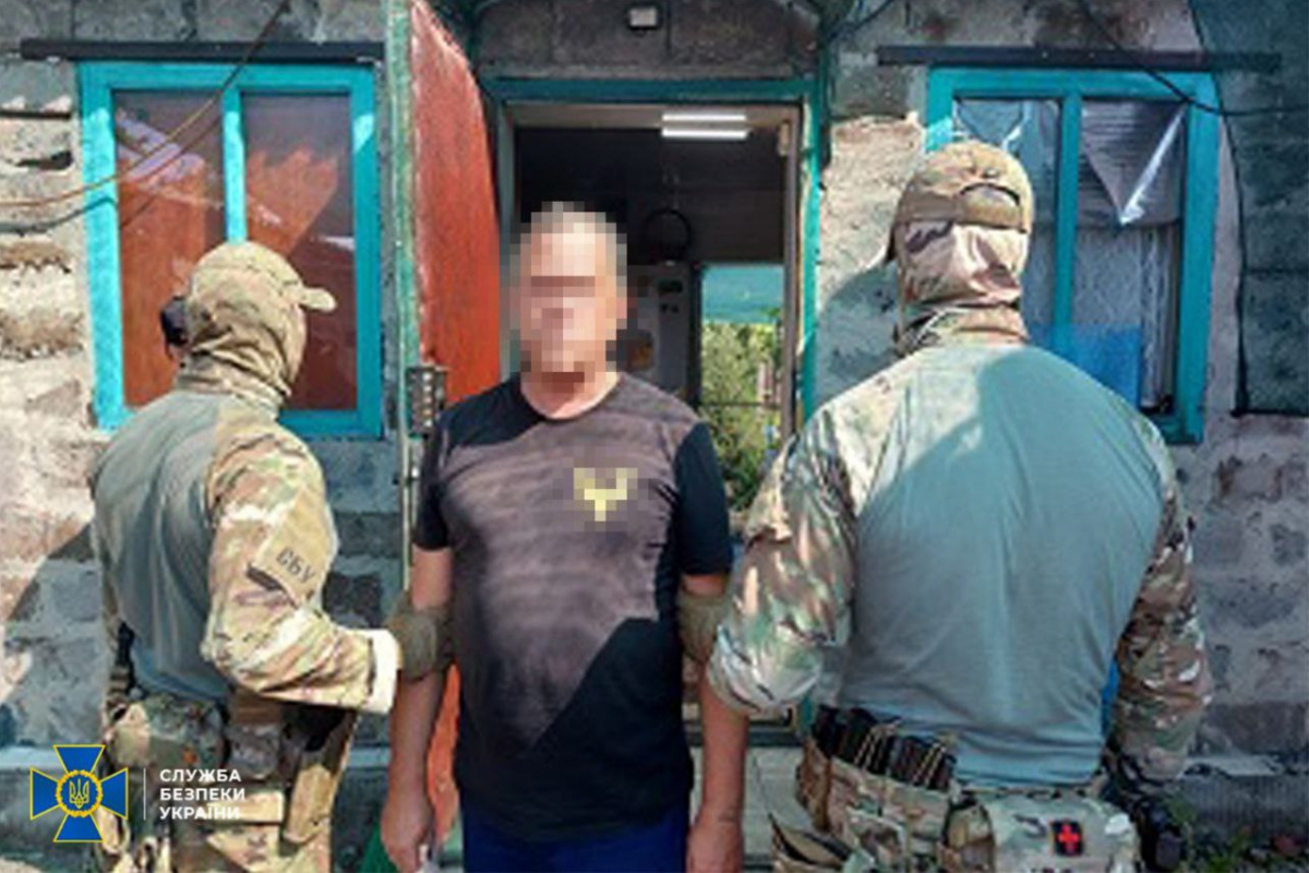 Затриманий агент російського спецназу. Фото: СБУ