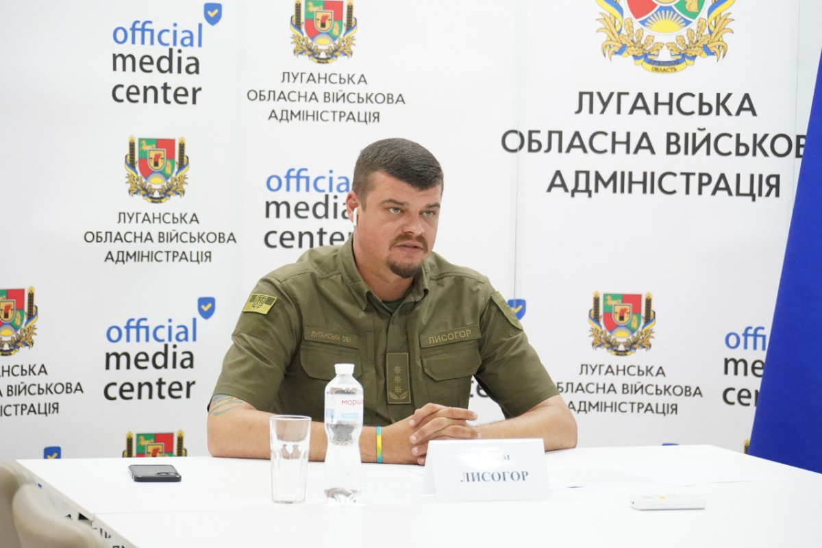 Глава Луганской ОВА Артем Лысогор. Фото: личная страница Лысогора в Телеграм