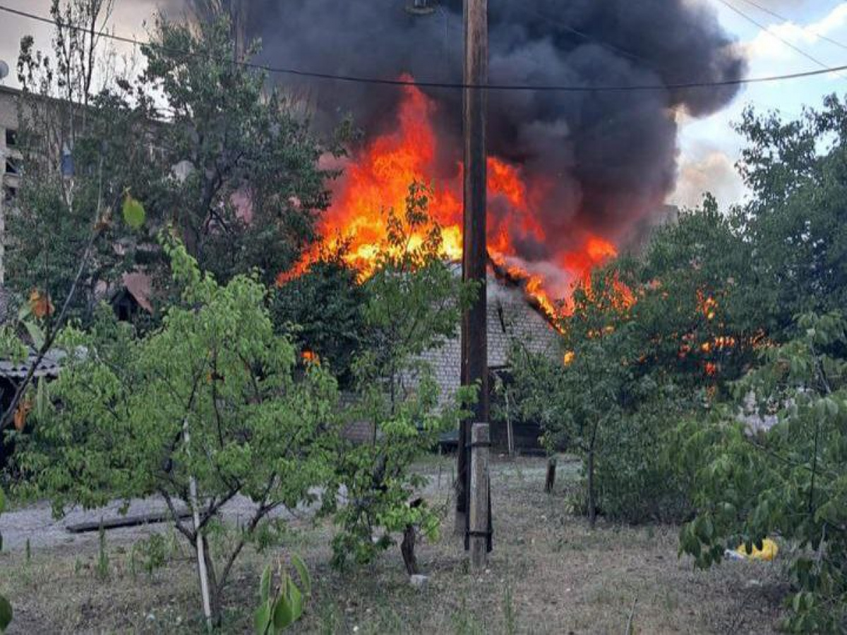 Росіяни атакували Донеччину. Фото: Вадим Філашкін 