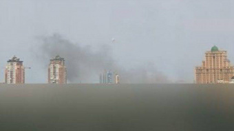 Оккупированный Донецк сегодня попал под обстрел. Фото: Типичный Донецк/Telegram
