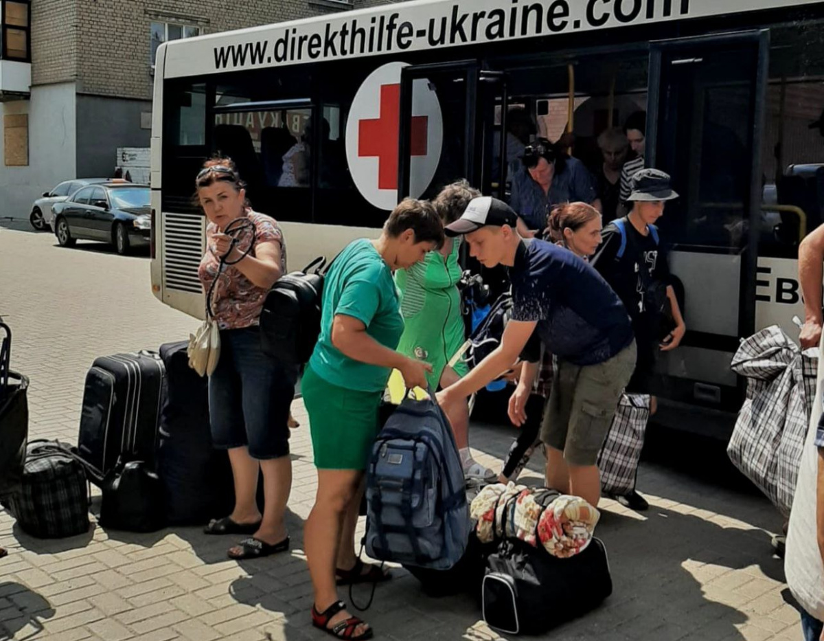 В Донецкой области прошла эвакуация. Фото: Вадим Филашкин 