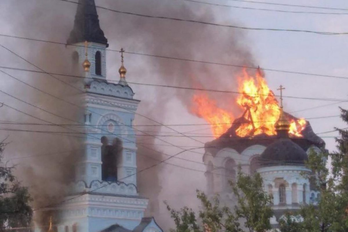 Православний храм на Донеччині знову постраждав під російським вогнем  