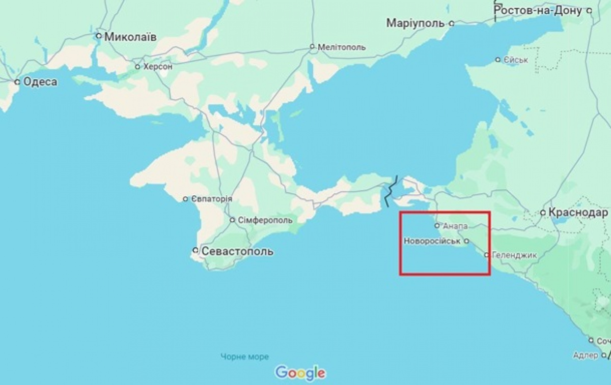 Морські надводні дрони атакували Новоросійськ 