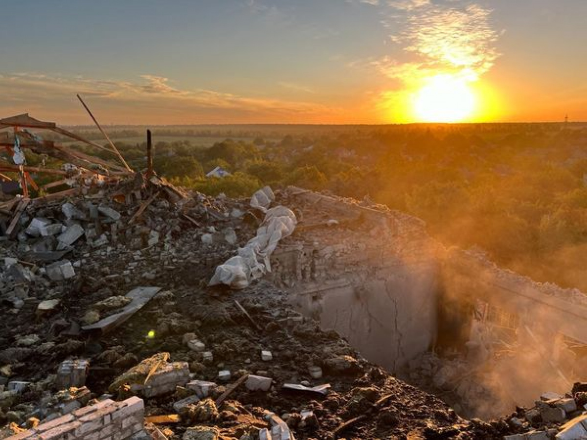 Росіяни атакували Донеччину. Фото: Вадим Філашкін 