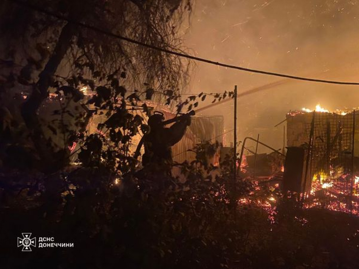 Рятувальники ліквідували пожежу у Покровському районі. Фото: ДСНС 