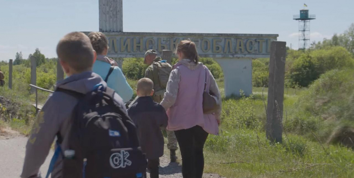 Шлях до пункту пропуску «Доманова». Кадр із відео ДПСУ
