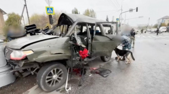 Допускают, что жертвой подрыва автомобиля в оккупированном Луганске мог стать начальник штаба воинской части. Кадр из видео