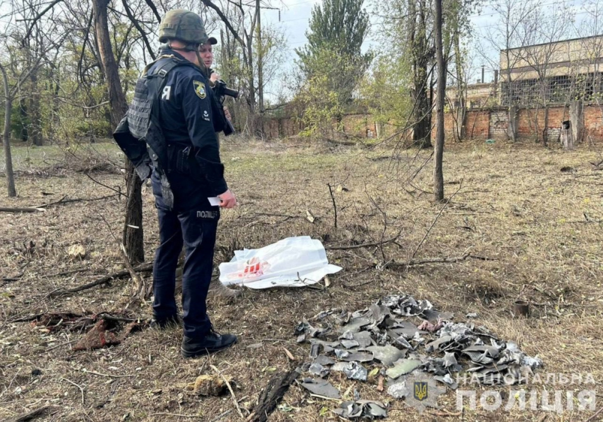 Последствия удара по Кривому Рогу. Фото: Нацполиция