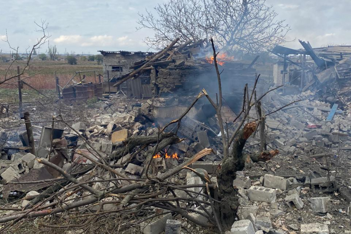 Наслідки удару по селу Улакли на Донеччині. Фото: Великоновосілківська СВА 