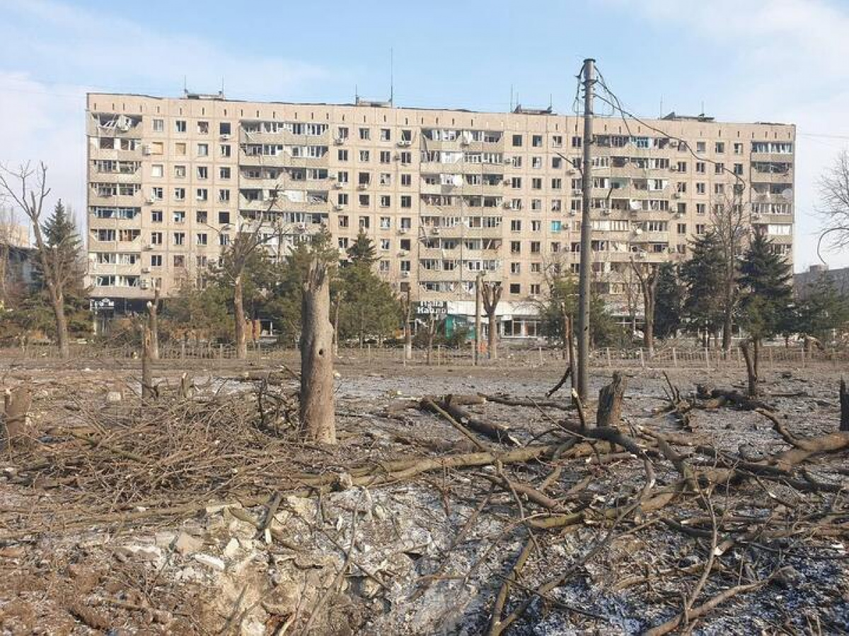 Жители более 20 многоэтажек в оккупированном Мариуполе остались без жилья. Фото: zerkalo.io