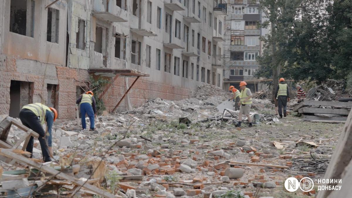 Відновлення в Донецькій області. Фото: Новини Донбасу