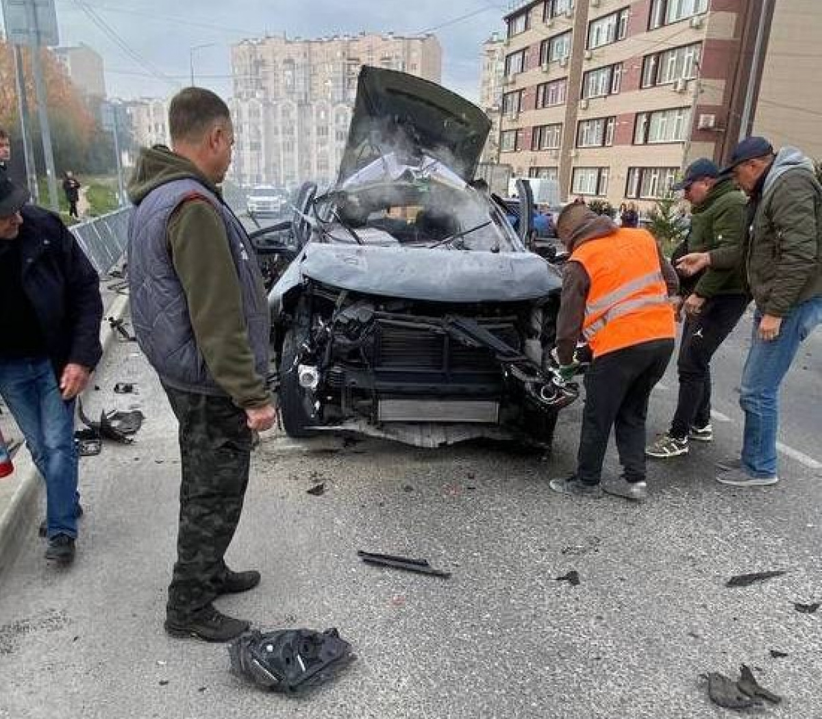 В оккупированном Севастополе 13 ноября взорвали машину капитана Черноморского флота России. Фото: Baza