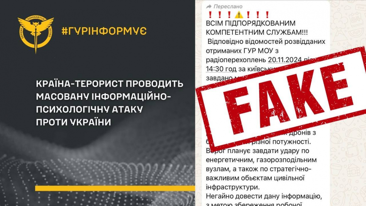 Массированная информационно-психологическая атака против Украины. Фото: ГУР