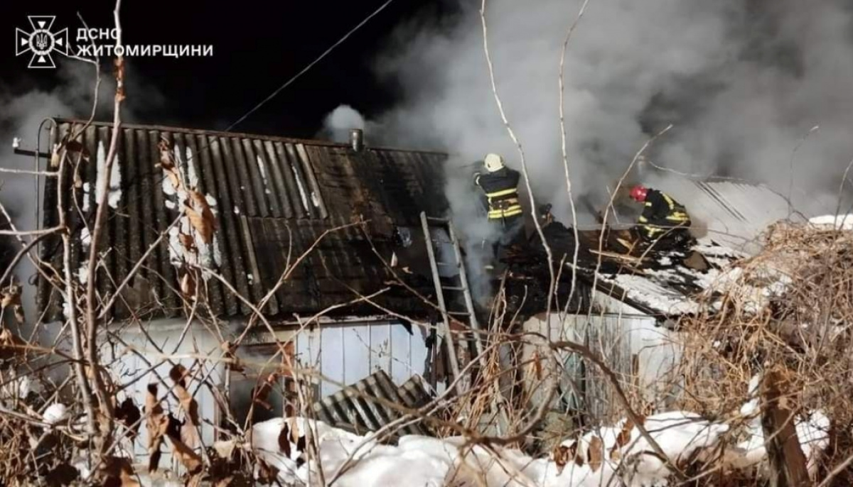 Унаслідок пожежі в Бердичеві загинуло троє людей. Фото: ДСНС Житомирщини