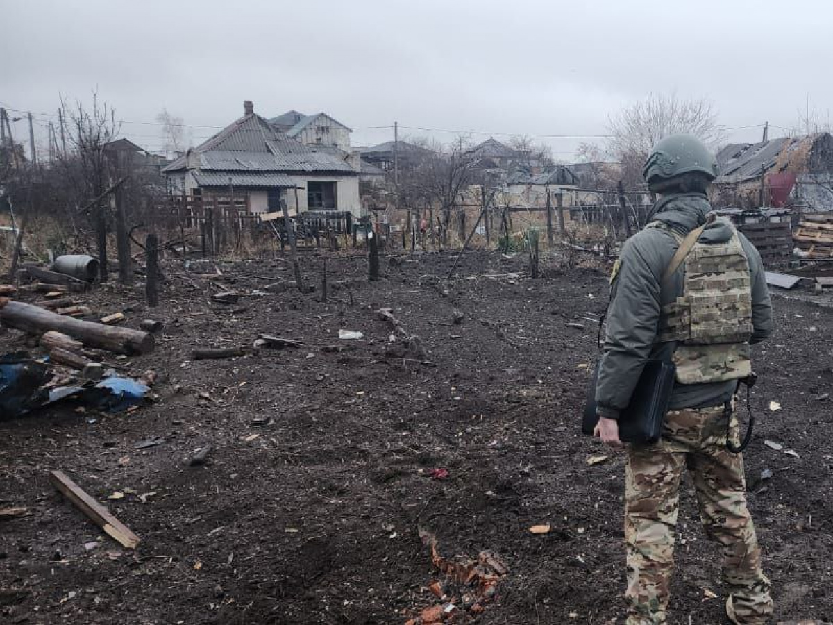 Россияне атаковали Донетчину. Фото: Вадим Филашкин 