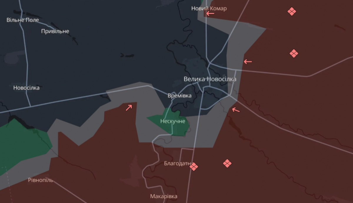 DeepState: Російські військові розстріляли 3 українських військовополонених біля Нескучного