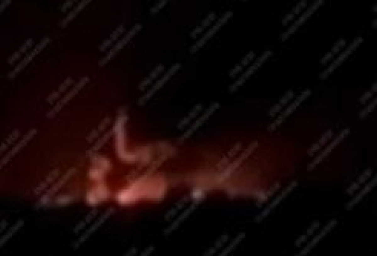 Пожар после атаки дронов в Ростовской области РФ. Фото: ВЧК-ОГПУ/Тelegram