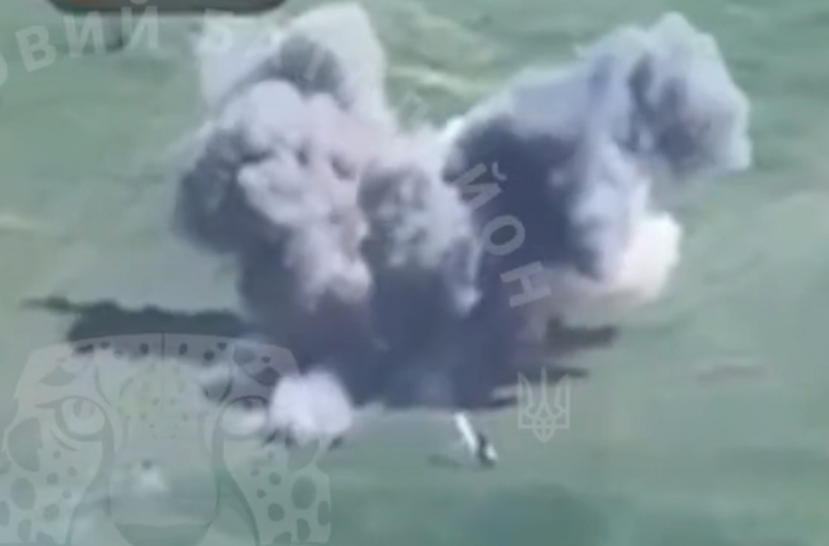 Наслідки удару по мотоштурму ЗС РФ.