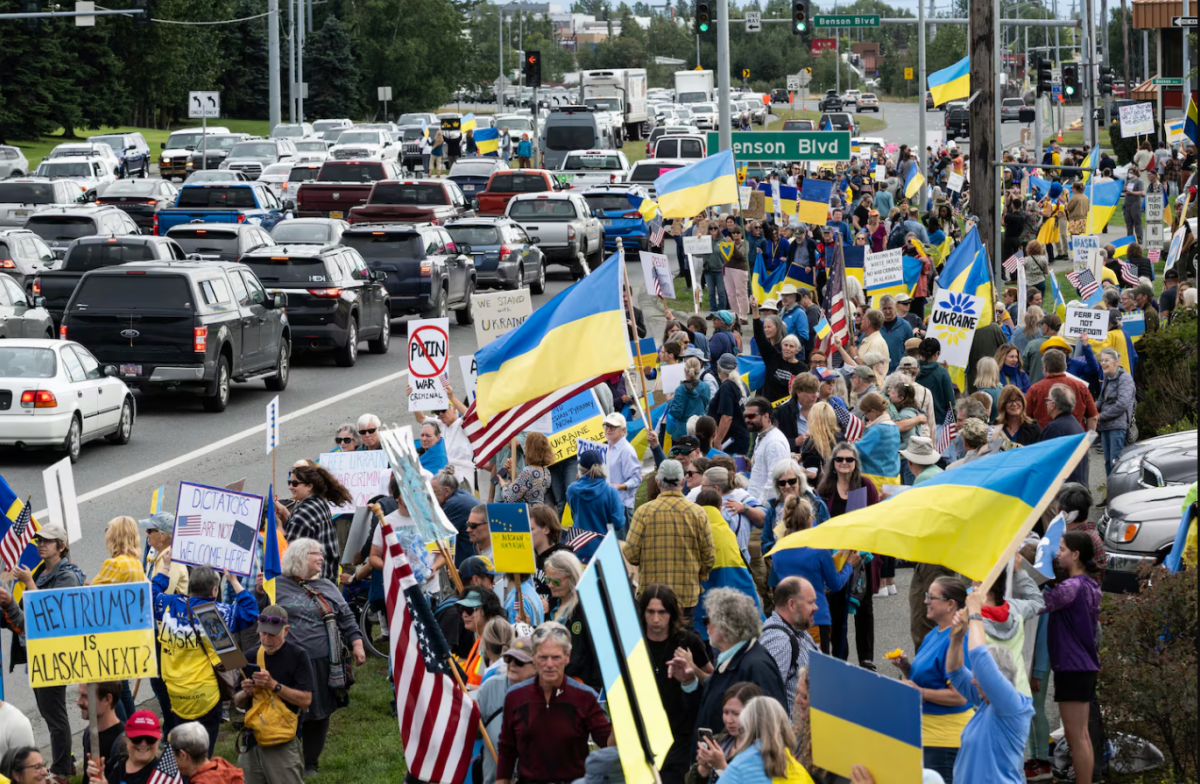 На Аляске прошли митинги в поддержку Украины