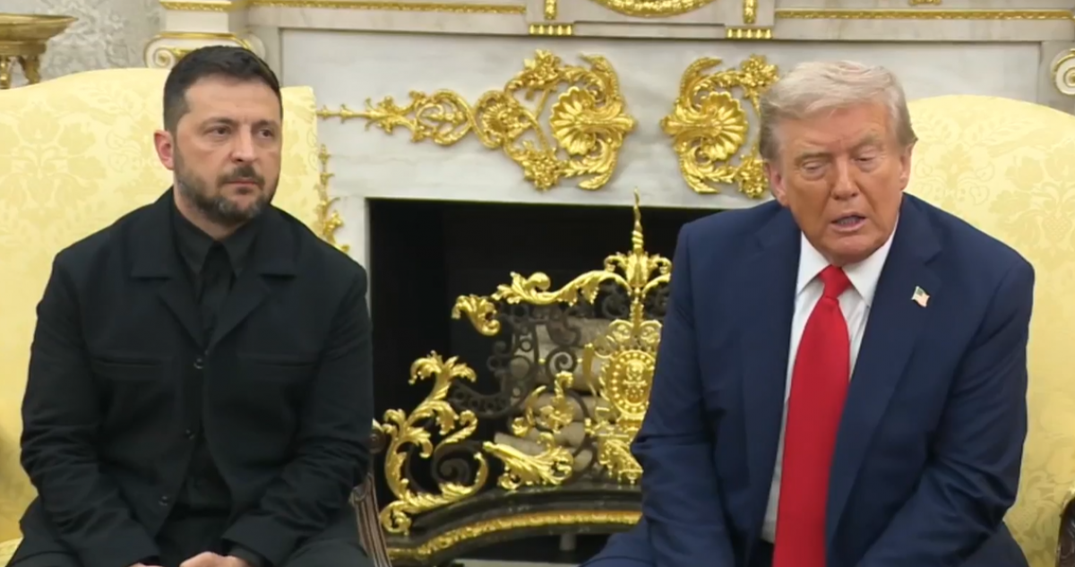 Президент Украины Владимир Зеленский и президент США Дональд Трамп. Фото: кадр из видео