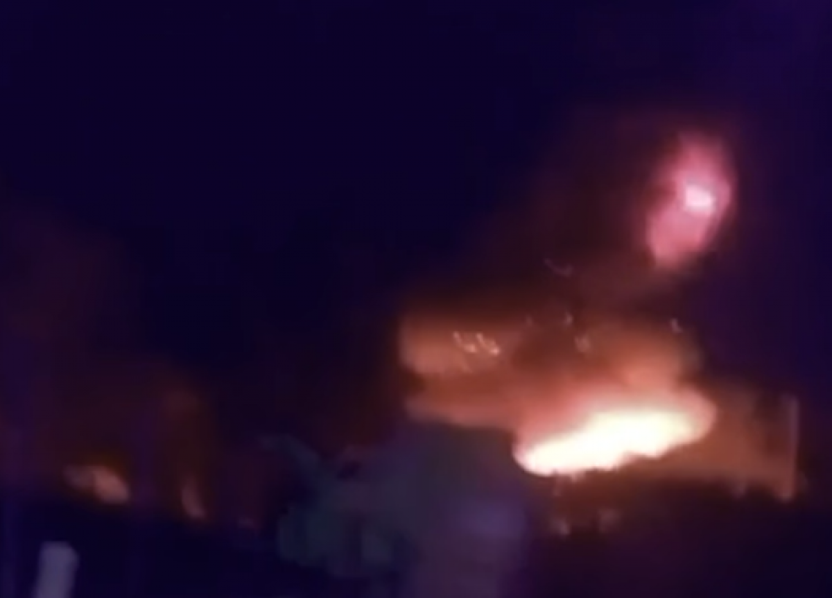 Взрыв на оккупированной Луганщине 22 августа. Фото: ГУР