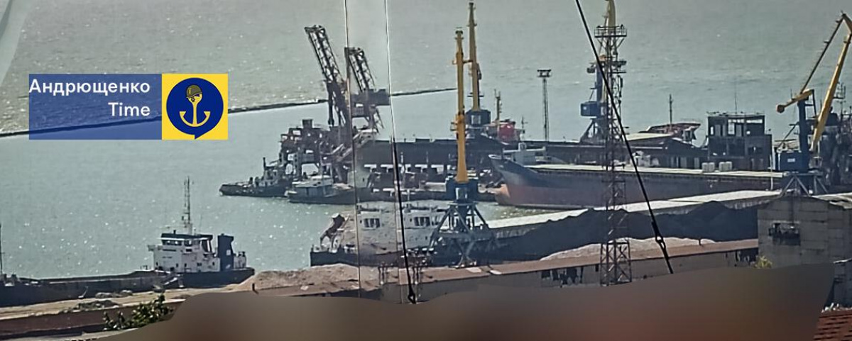 Маріупольський порт. Джерело: t.me/andriyshTime