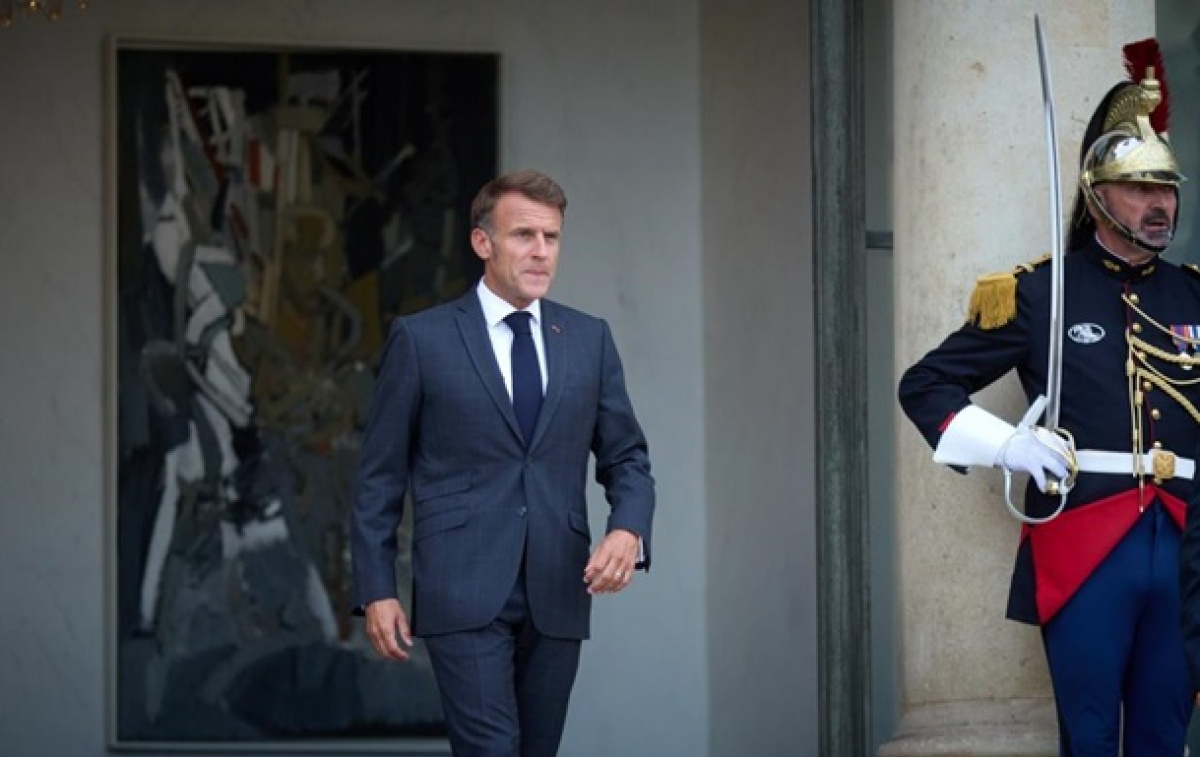 Президент Франции Эммануэль Макрон. Фото: Офис президента Украины