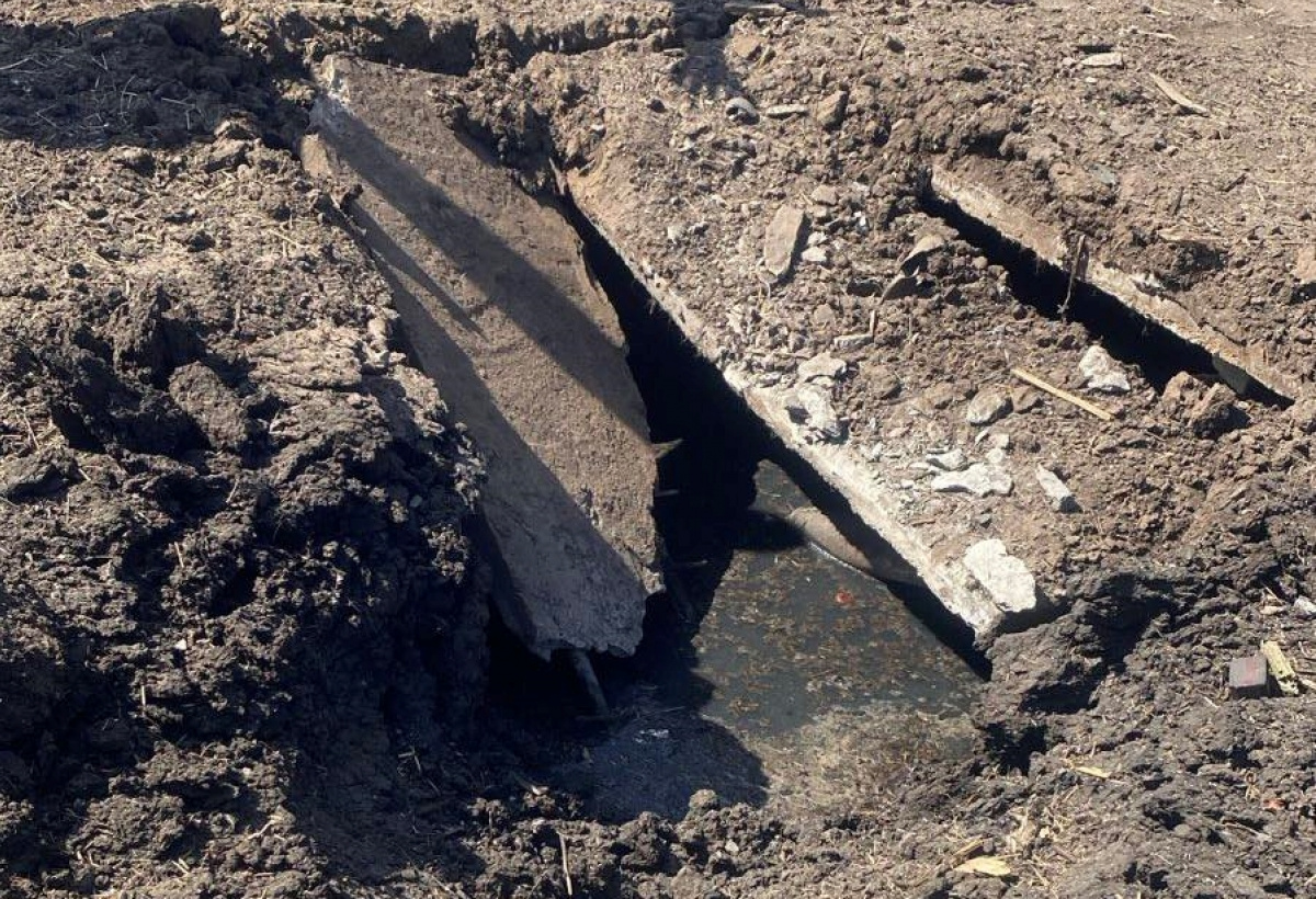 Последствия удара БПЛА по Краматорской громаде.