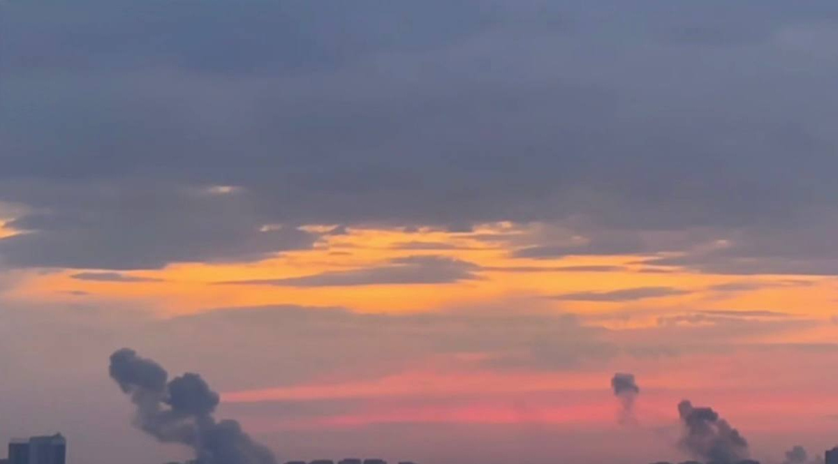 Атака на оккупированный Донецк. Фото: кадр из видео