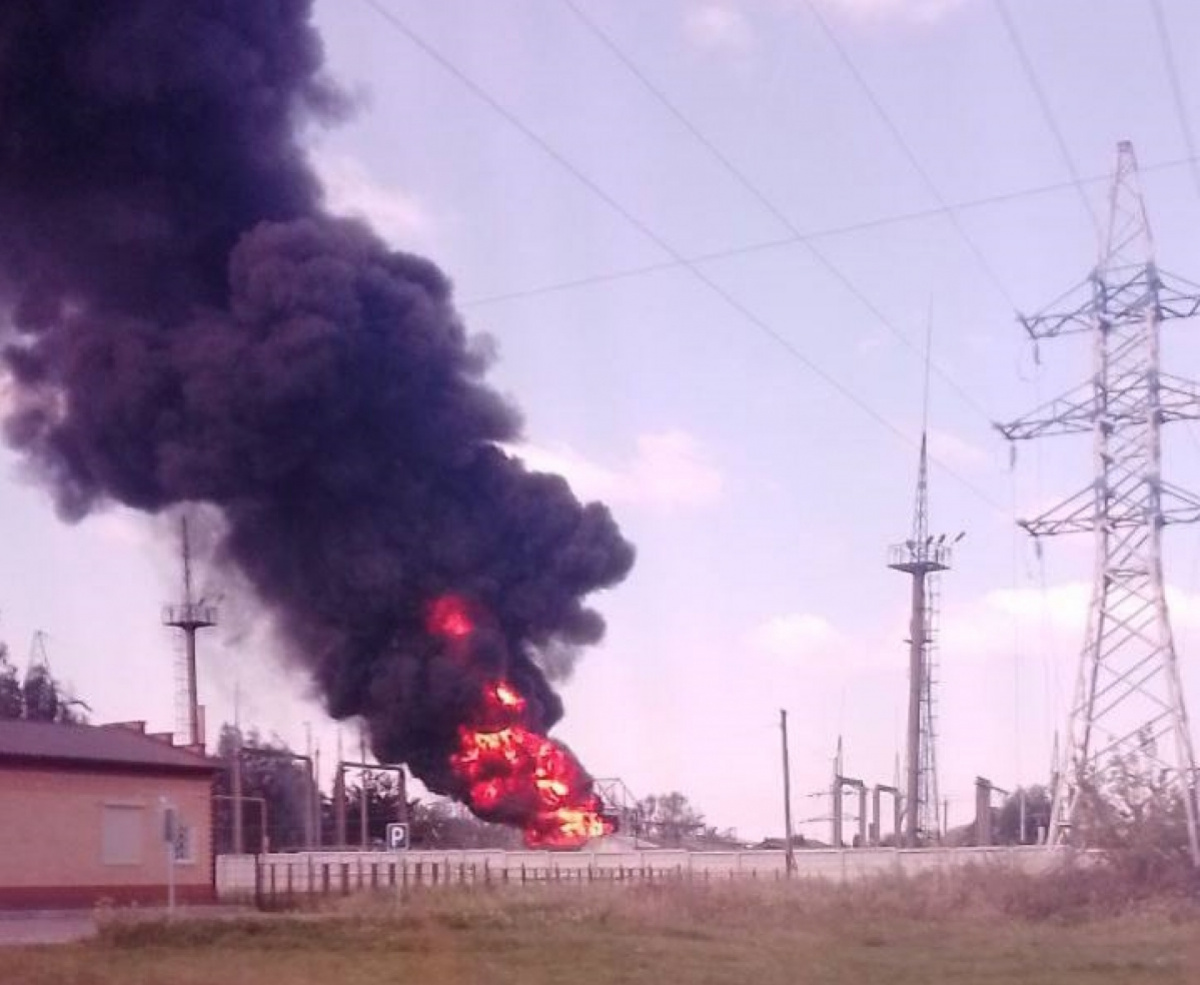 Атака на НПЗ в Брянской области