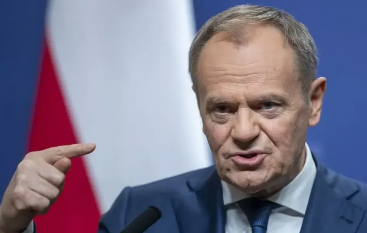 Премьер-министр Польши Дональд Туск. Скриншот