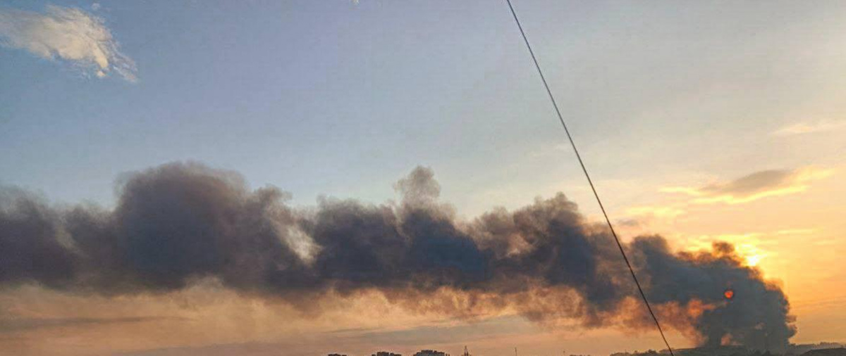 Ракетний обстріл України. Скріншот