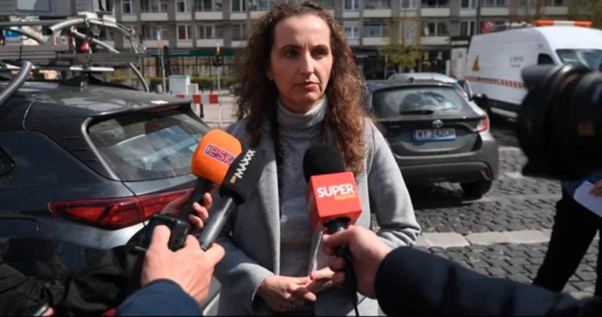 Кароліна Галецька повідомила, що на території Польщі виявлено уламки ракети. Кадр із відео