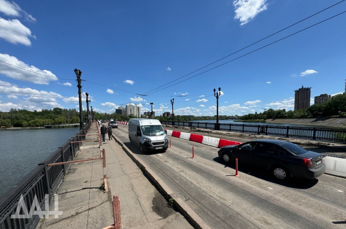 Міст на проспекті Ілліча в окупованому Донецьку повністю перекриють 13 вересня через ремонтні роботи. Фото: ДАН
