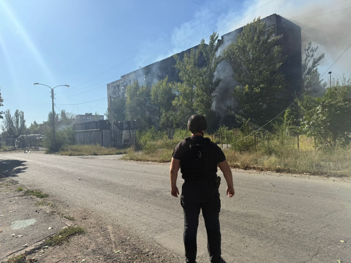 Росіяни атакували Костянтинівку. Фото: Сергій Горбунов 