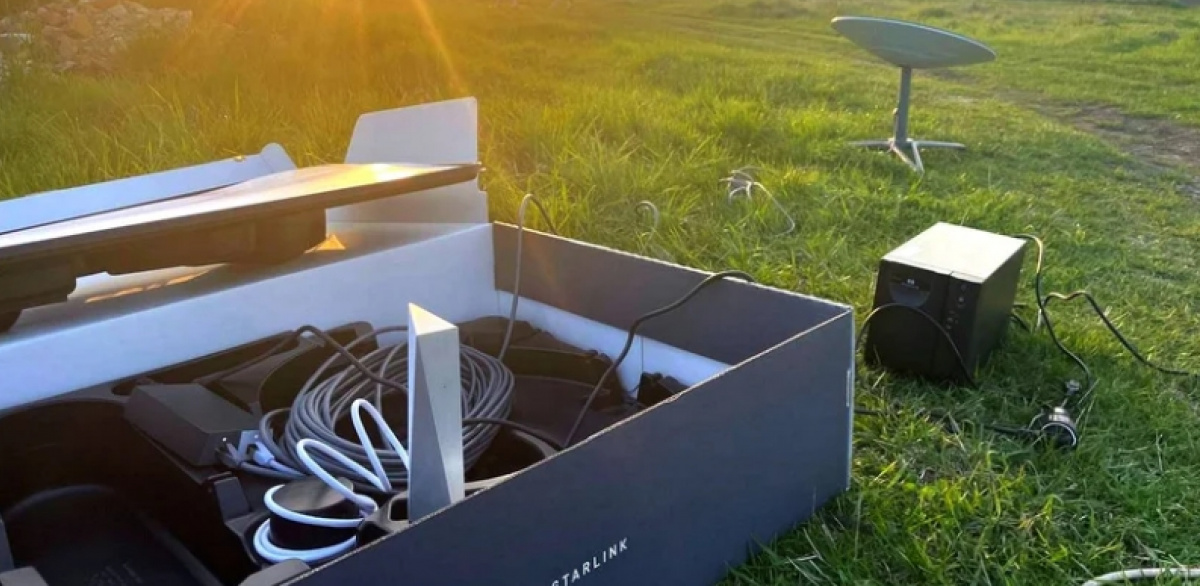 По всей линии фронта в Украине перестали работать терминалы Starlink. Иллюстративное фото