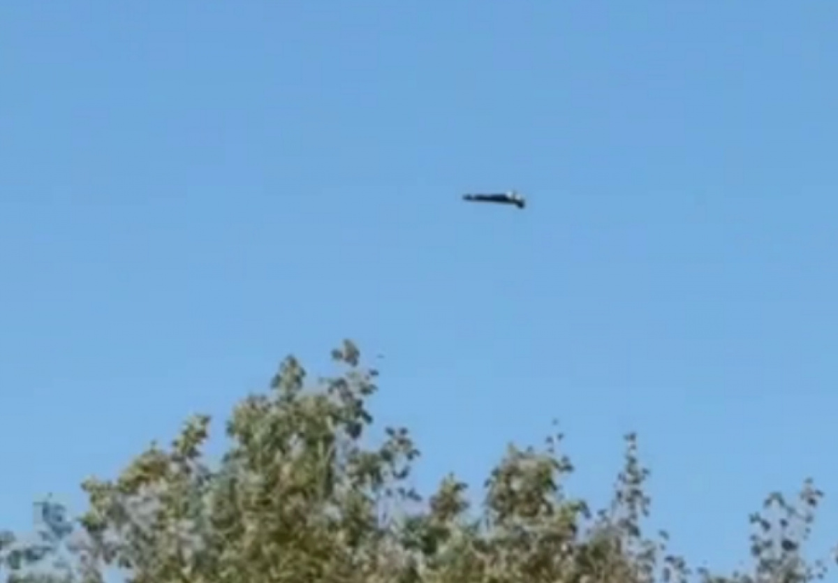 Реактивний «Шахед» над Чернігівською областю.