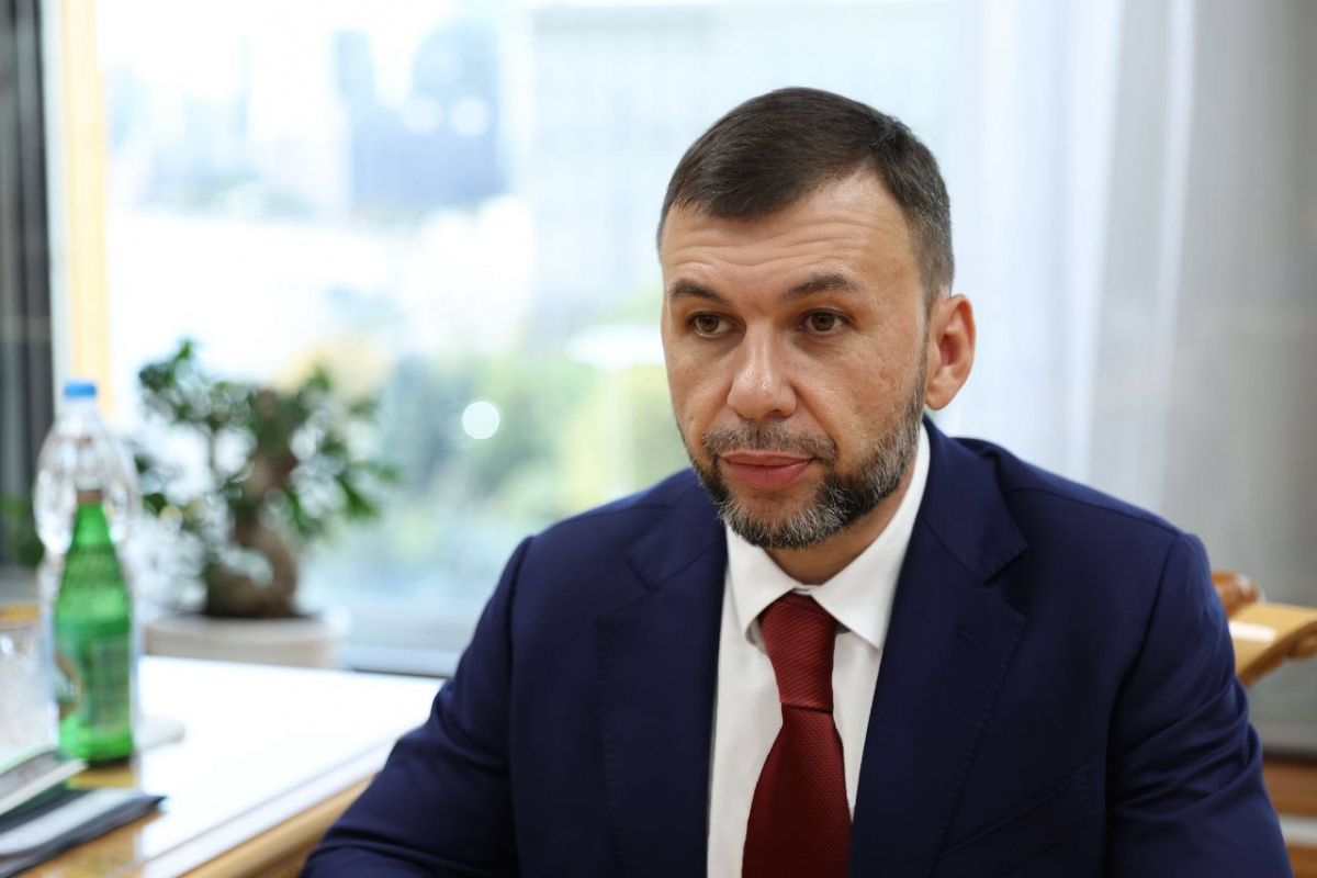 Глава группировки «ДНР» Денис Пушилин. Фото: Пушилин в Телеграм