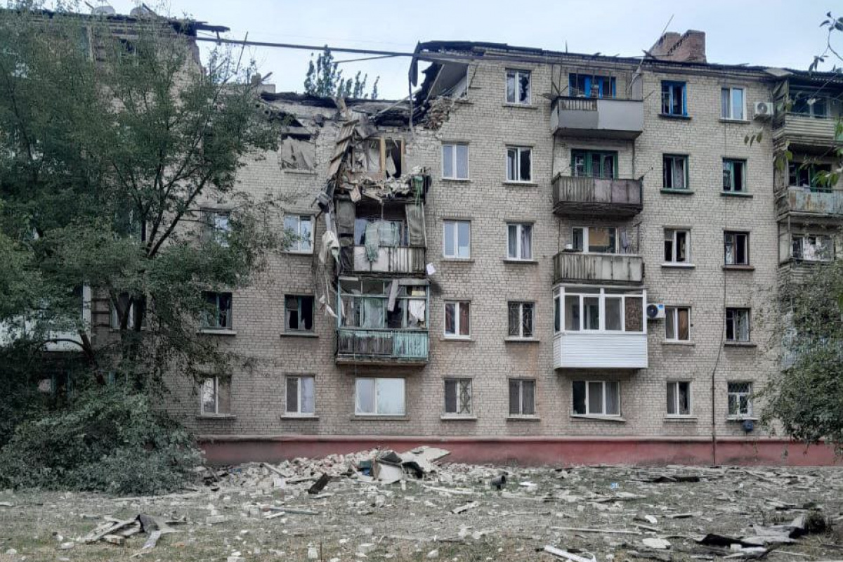 Наслідки обстрілу Дружківки. Фото: соцмережі