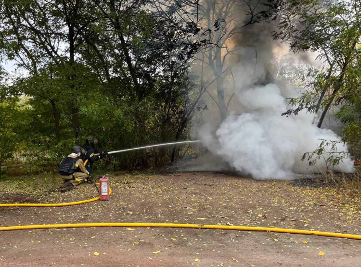 Последствия обстрела Краматорска. Фото: Краматорская ГВА