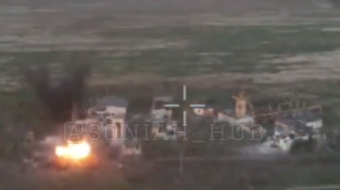 Момент удара по оккупантам.