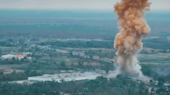 Детонация БК в Олешках.