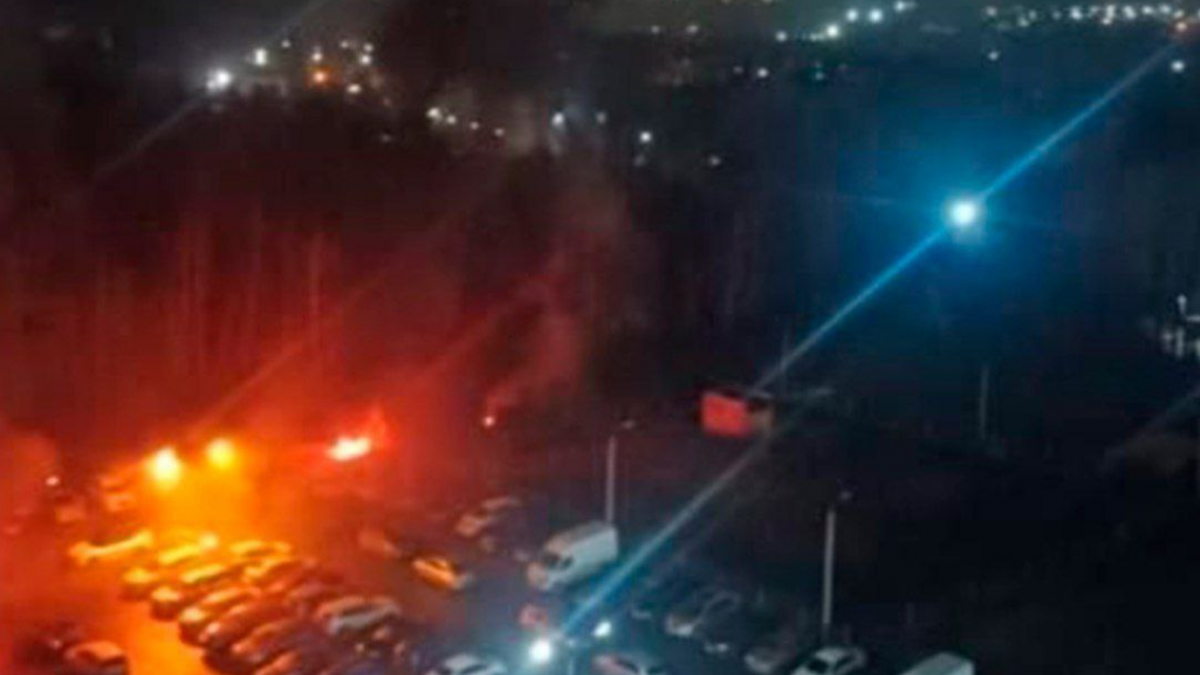 В Орле гремели взрывы. Скриншот