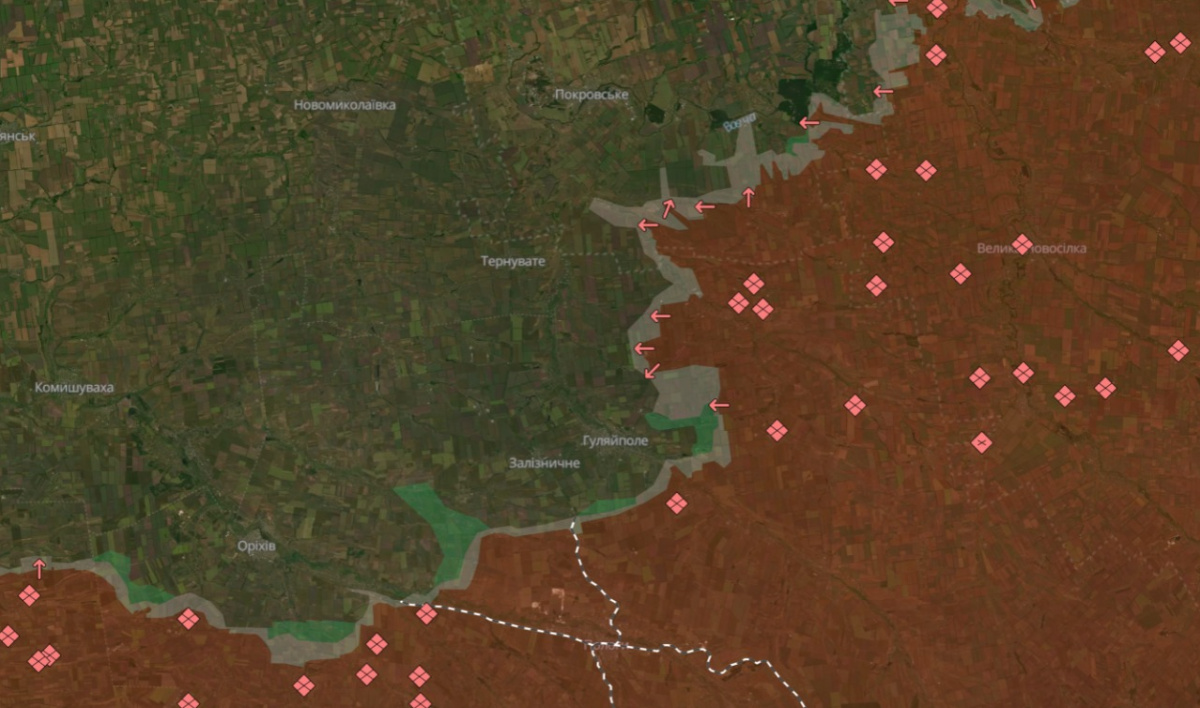 Українські підрозділи вийшли з Нововасилівського у Запорізькій області. 