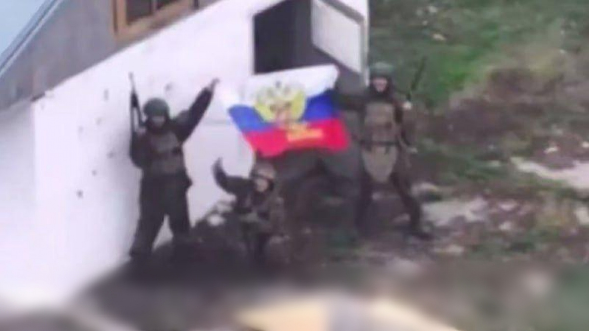 Опубликованы кадры присутствия войск РФ в Ровнополье под Гуляйполем