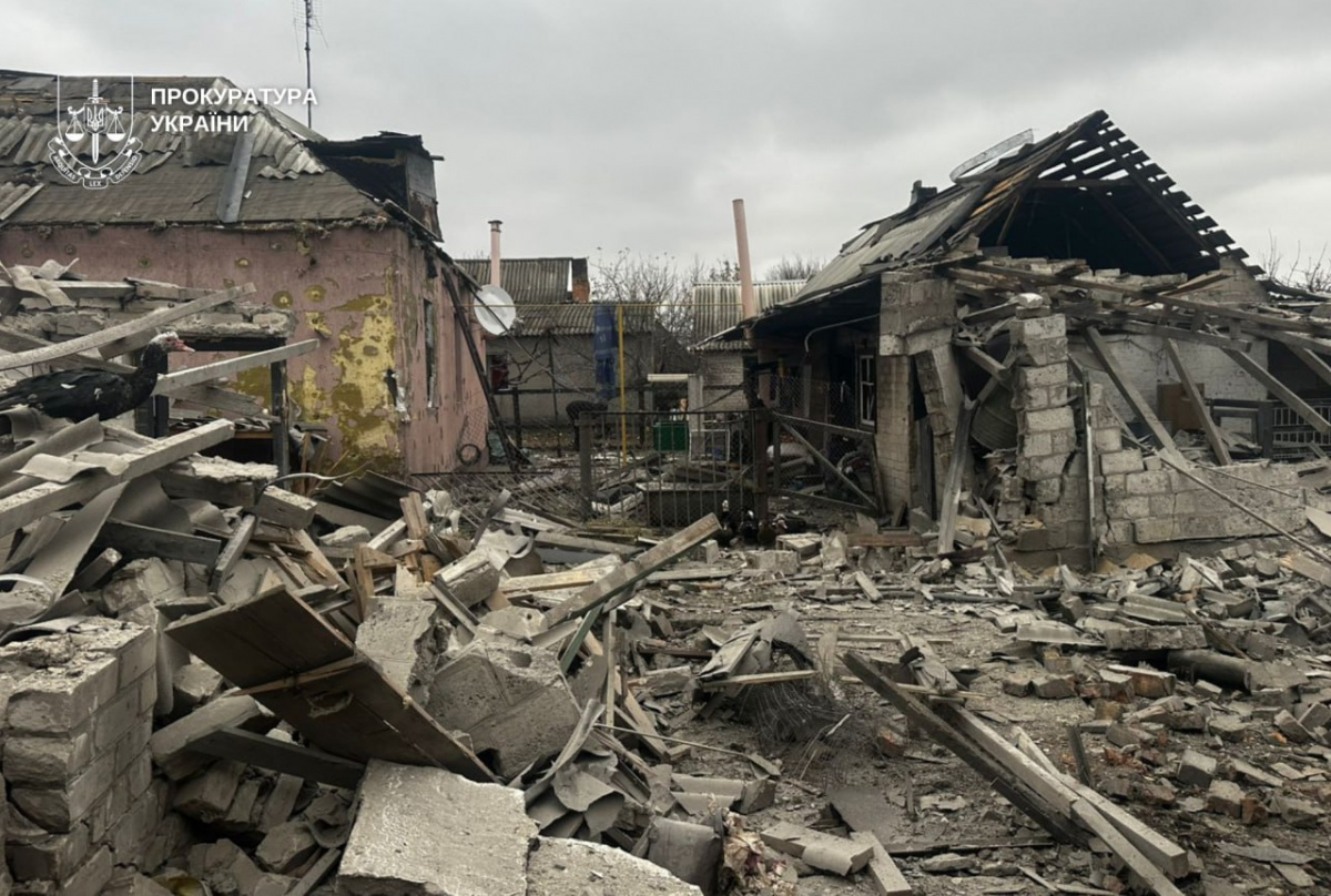Наслідки російського удару по Дніпропетровській області. Фото: Прокуратура України
