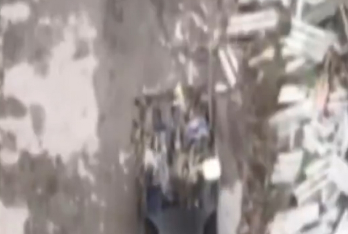 FPV-дрон РФ уничтожил робот снабжения ВСУ.