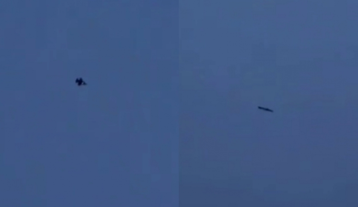 F-16 Украины преследует российскую ракету: появилось видео